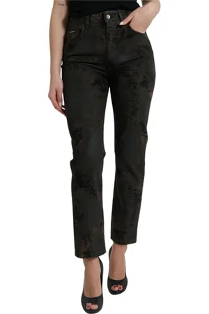 Dolce & Gabbana Damen, Jeans, Braun, XSGröße: