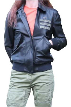 Aeronautica Militare Damen, Jacken, Schwarzk, XLGröße: