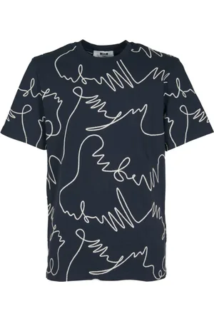 Msgm Herren, Oberteile, Blau, LGröße: