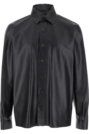 arma leder Herren, Shirts, Schwarzk, LGröße: