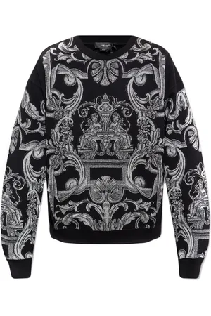 VERSACE Herren, Sweatshirts & Hoodies, Schwarzk, XLGröße: