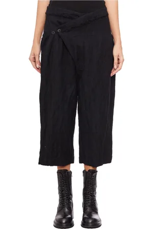 MARC LE BIHAN Damen, Hosen, Schwarzk, 4XSGröße: