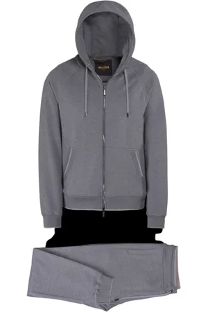 MOORER Herren, Sweatshirts & Hoodies, Grau, LGröße: