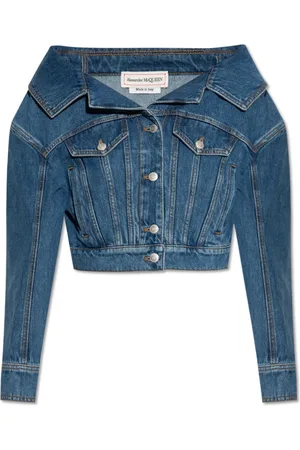 Alexander McQueen Damen, Jacken, Blau, 3XSGröße: