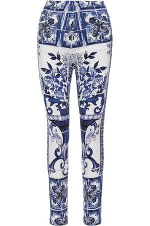 Dolce & Gabbana Damen, Hosen, Mehrfarbig, 2XSGröße: