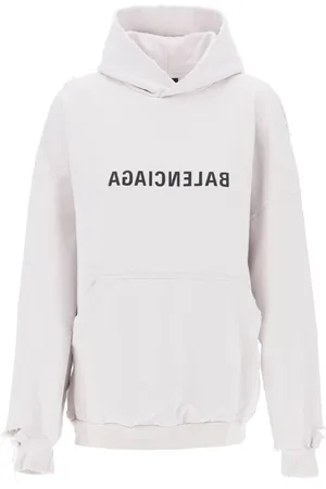 Balenciaga Herren, Sweatshirts & Hoodies, Weiß, XLGröße: