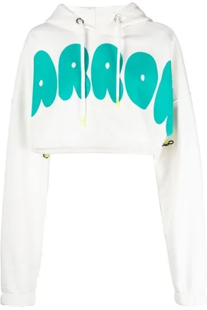 BARROW Damen, Sweatshirts & Hoodies, Weiß, MGröße:
