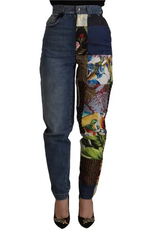 Dolce & Gabbana Damen, Jeans, Mehrfarbig, 3XSGröße: