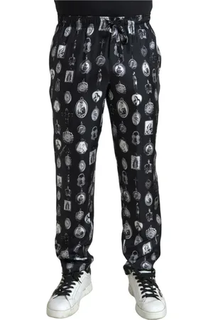 Dolce & Gabbana Herren, Hosen, Schwarzk, LGröße: