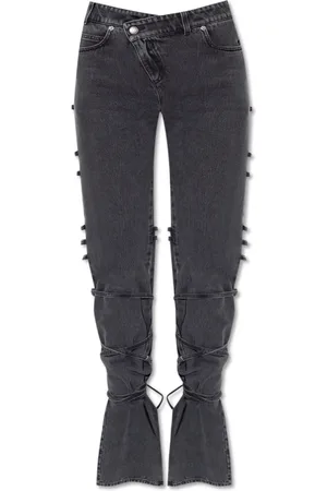 Alexander McQueen Damen, Jeans, Grau, W24Größe: