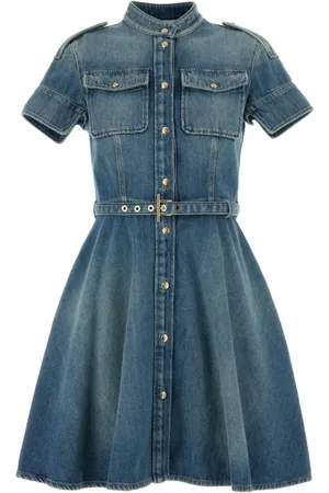 Alexander McQueen Damen, Kleider, Blau, SGröße: