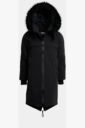 Stutterheim Herren, Mäntel, Schwarzk, 2XLGröße: