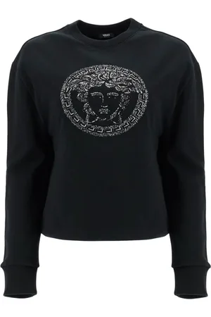 VERSACE Damen, Sweatshirts & Hoodies, Schwarzk, XSGröße: