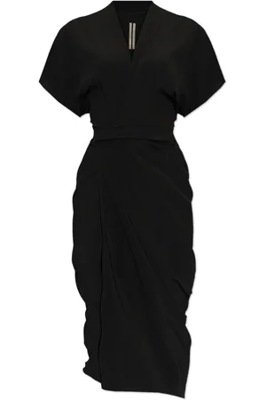 Rick Owens Damen, Kleider, Schwarzk, 2XSGröße: