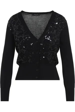Fabiana Filippi Damen, Strickwaren, Schwarzk, 2XSGröße: