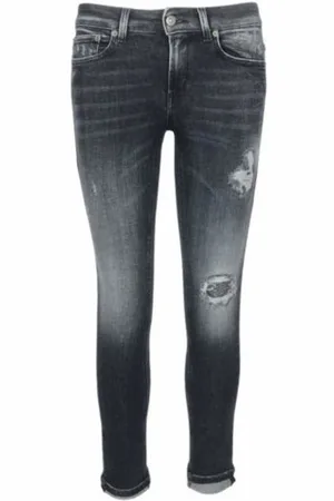 Dondup Damen, Jeans, Schwarzk, W30Größe: