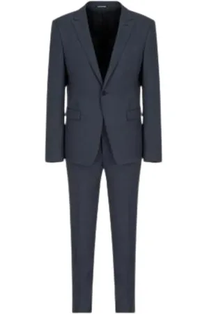 Emporio Armani Herren, Anzüge, Blau, XLGröße:
