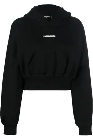 Dsquared2 Damen, Sweatshirts & Hoodies, Schwarzk, SGröße: