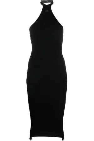 Courrèges Damen, Kleider, Schwarzk, LGröße: