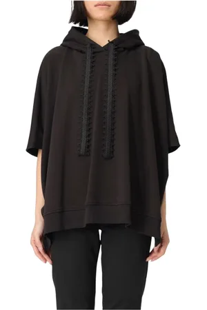 Dondup Damen, Sweatshirts & Hoodies, Schwarzk, SGröße: