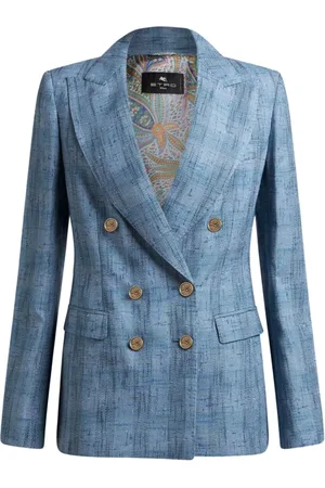 Etro Damen, Jacken, Blau, MGröße: