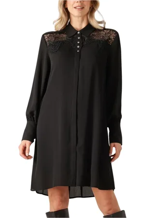 Bruuns Bazaar Damen, Kleider, Schwarzk, MGröße: