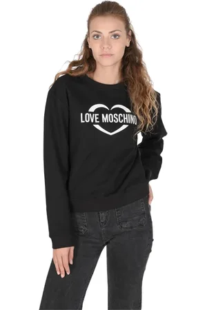 Moschino Damen, Sweatshirts & Hoodies, Schwarzk, SGröße: