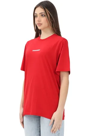 Dsquared2 Damen, Oberteile, Rot, LGröße: