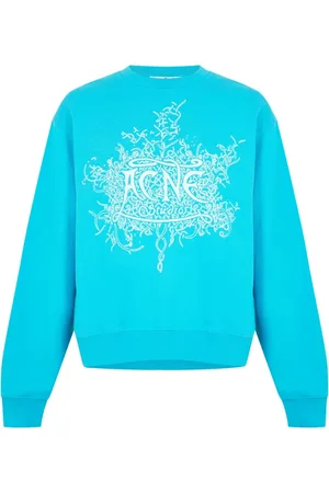 Acne Studios Herren, Sweatshirts & Hoodies, Blau, MGröße: