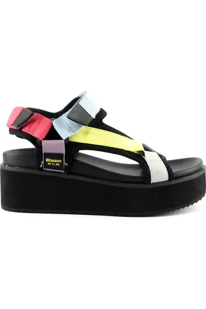 Blauer Damen, Schuhe, Mehrfarbig, 40 EUGröße: