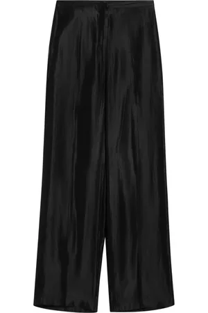 Loulou Studio Damen, Hosen, Schwarzk, LGröße: