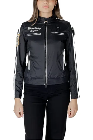 Blauer Damen, Jacken, Schwarzk, SGröße: