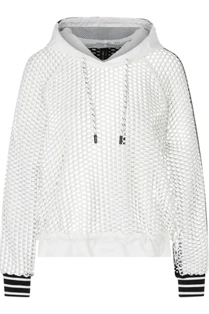 Marc Cain Damen, Sweatshirts & Hoodies, Weiß, SGröße: