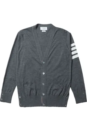 Thom Browne Herren, Strickwaren, Grau, LGröße: