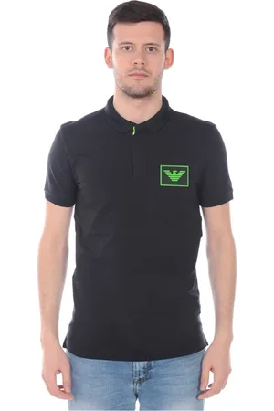 Emporio Armani Herren, Oberteile, Schwarzk, SGröße:
