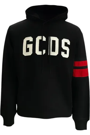 GCDS Herren, Sweatshirts & Hoodies, Schwarzk, LGröße: