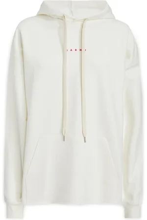 Marni Damen, Sweatshirts & Hoodies, Weiß, 3XSGröße: