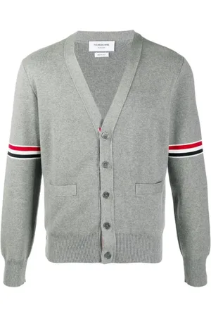 Thom Browne Herren, Strickwaren, Grau, LGröße: