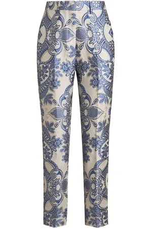 Etro Damen, Hosen, Blau, LGröße: