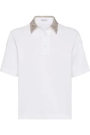 Brunello Cucinelli Damen, Oberteile, Weiß, XLGröße: