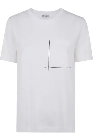 Brunello Cucinelli Damen, Oberteile, Weiß, XLGröße: