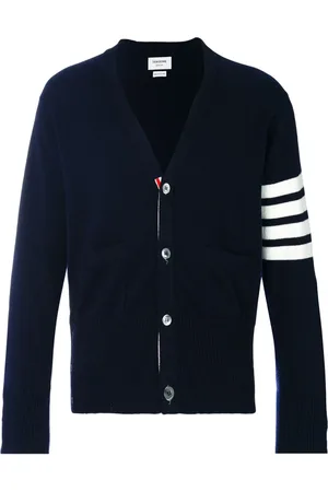 Thom Browne Herren, Strickwaren, Blau, LGröße: