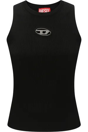 Diesel Damen, Oberteile, Schwarzk, MGröße:
