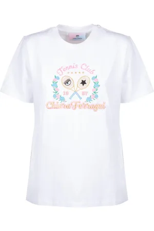 Chiara Ferragni Damen, Oberteile, Weiß, MGröße: