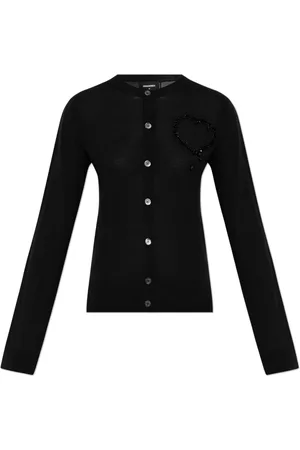 Dsquared2 Damen, Strickwaren, Schwarzk, LGröße: