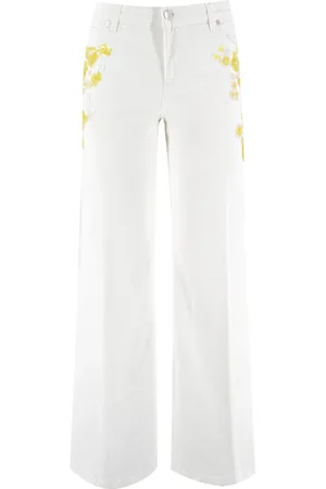 ERMANNO SCERVINO Damen, Hosen, Weiß, 2XSGröße: