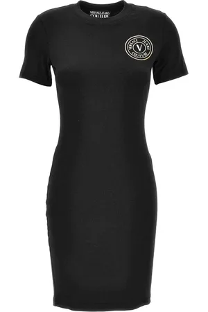 VERSACE Damen, Kleider, Schwarzk, LGröße: