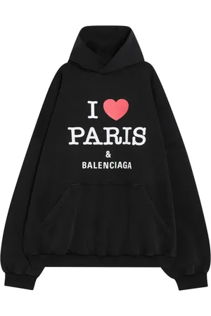 Balenciaga Herren, Sweatshirts & Hoodies, Schwarzk, MGröße: