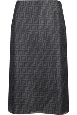 Fendi Damen, Röcke, Schwarzk, MGröße: