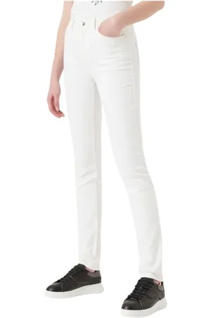 Emporio Armani Damen, Jeans, Weiß, W28Größe: